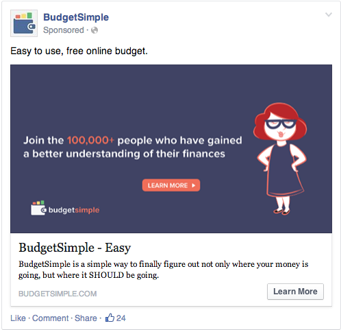 Facebook Ad BudgetSimple